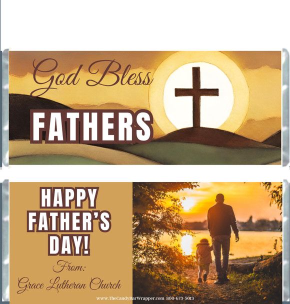 Religious Father's Day Candy Wrappers