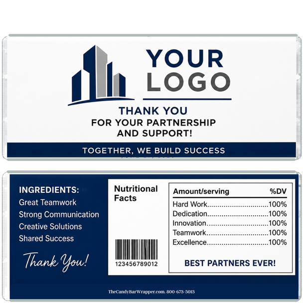 Custom Logo Candy Bar Wrappers