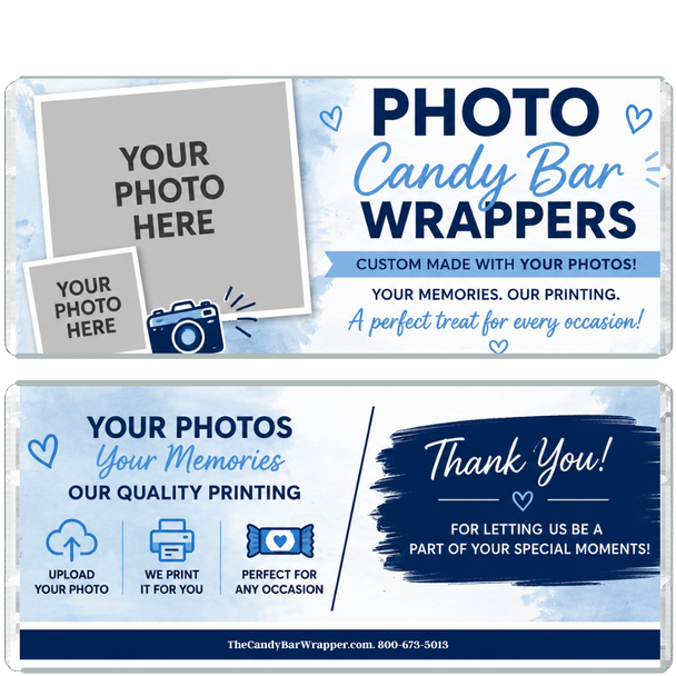 Photo Candy Bar Wrappers