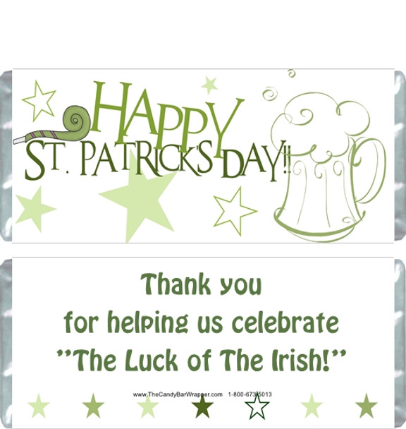 St. Patty's Day Candy Wrappers Sample