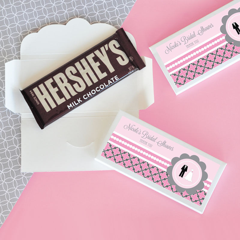 Cherry Blossom Wedding Shower Candy Bar Wrappers