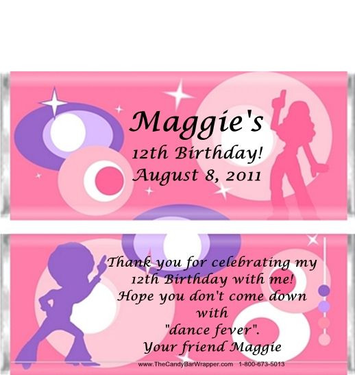 Blue Retro Candy Wrappers | The Candy Bar Wrapper