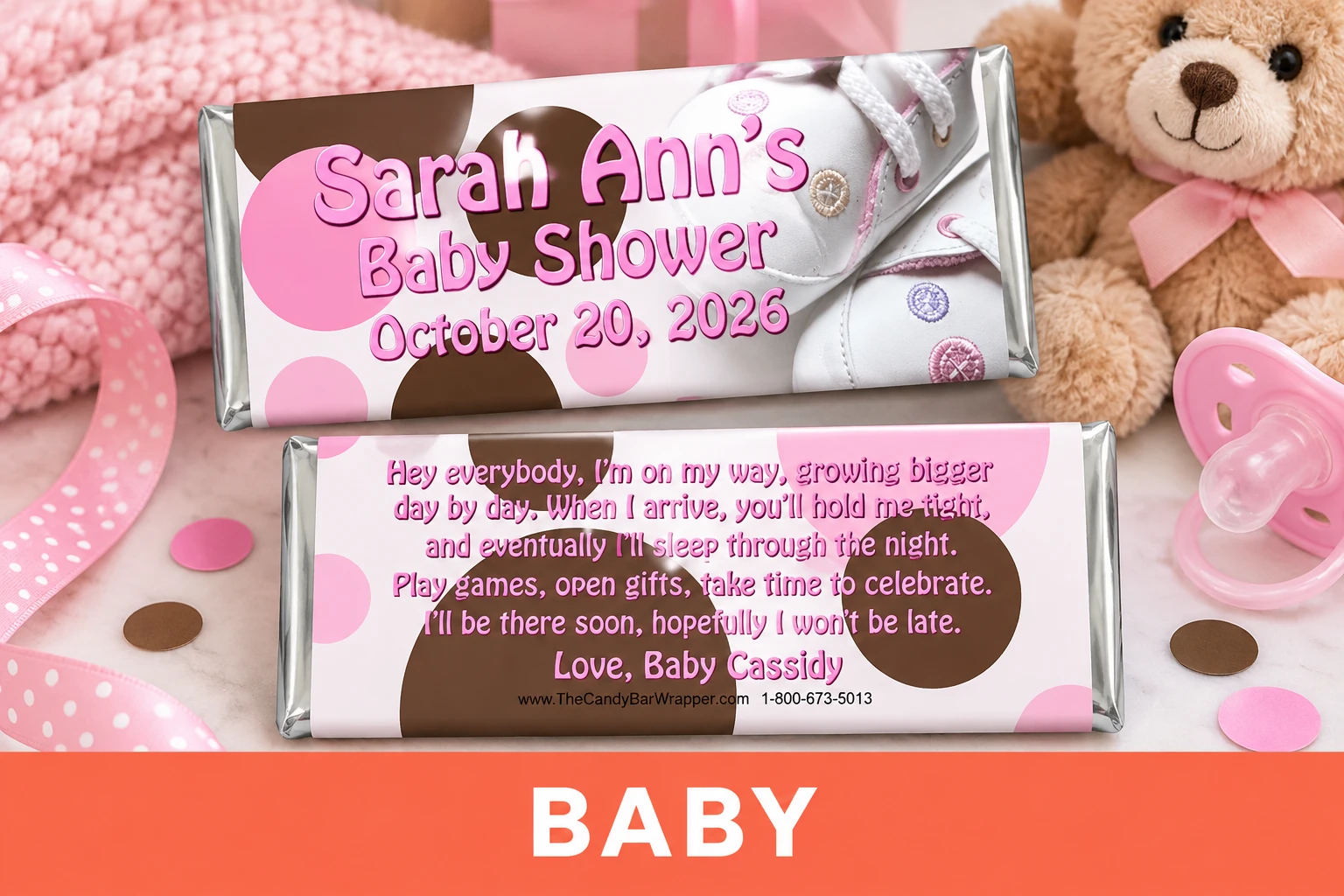 Baby Shower Candy Wrappers
