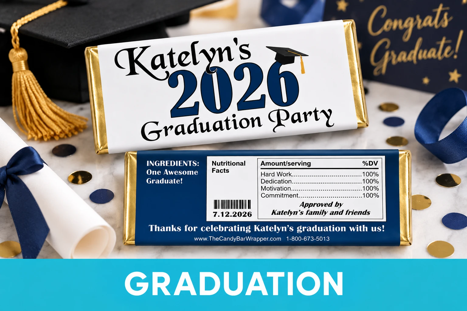 Graduation Candy Wrappers
