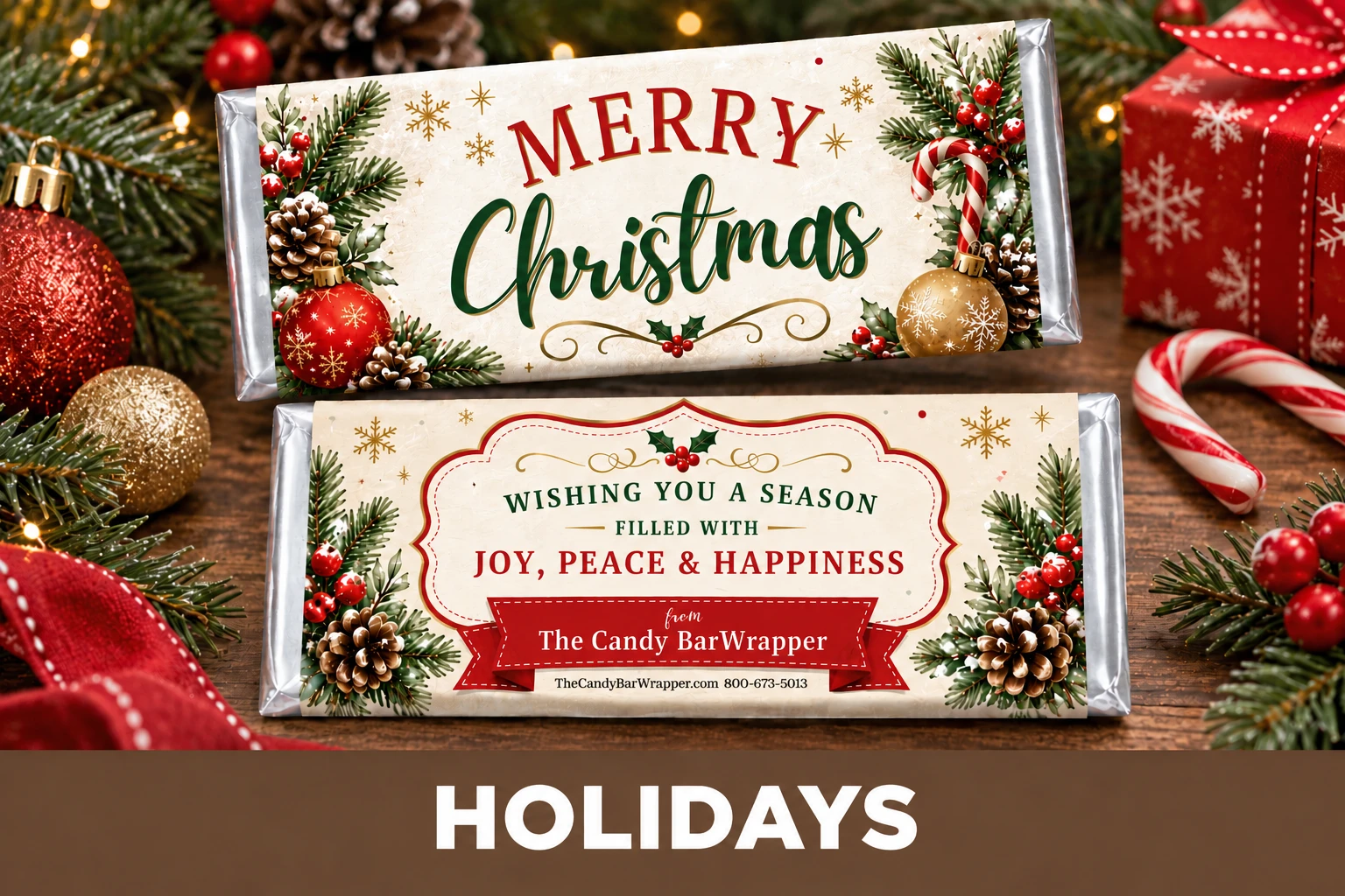 Holiday Candy Wrappers
