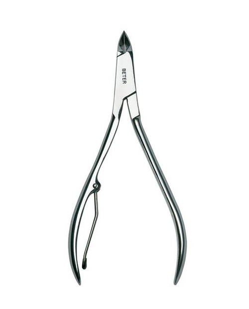 Alicate de manicura para pieles cromado machihembrado beter