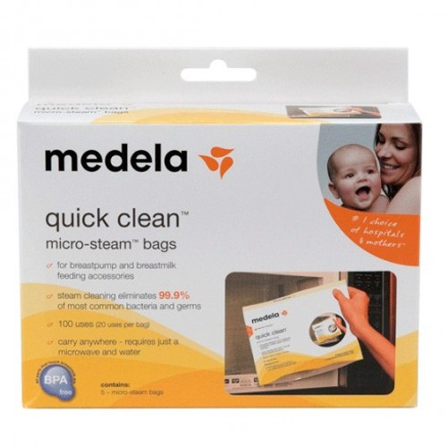 Bolsas para microondas reutilizables quick clean 5 U