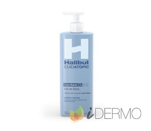 Halibut cuidatopic gel de baño 500 mL