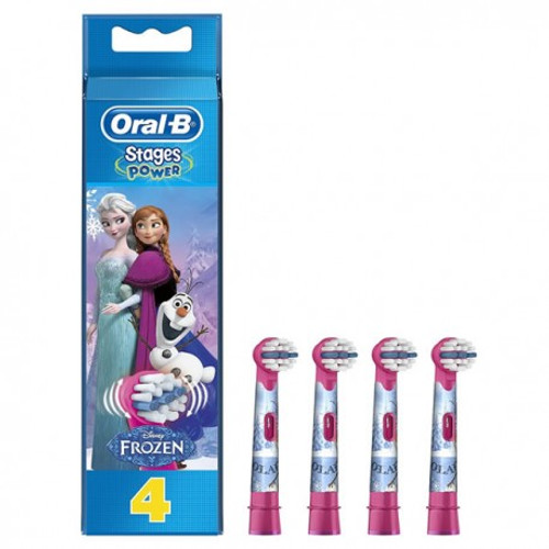 Cepillo dental eléctrico oral-b stages frozen +3 años suave cabezal repuesto