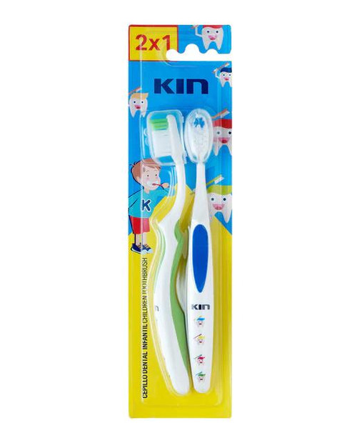 Kin 2 cepillos dentales infantil