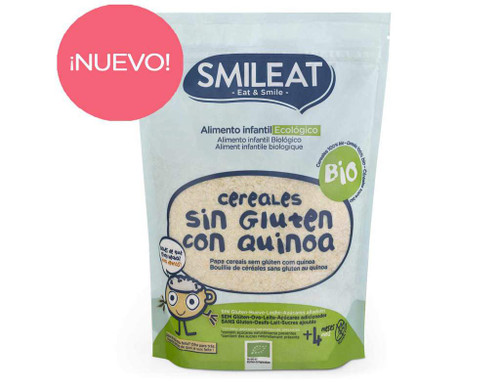 Smileat papilla cereales quinoa sin gluten 200 mg