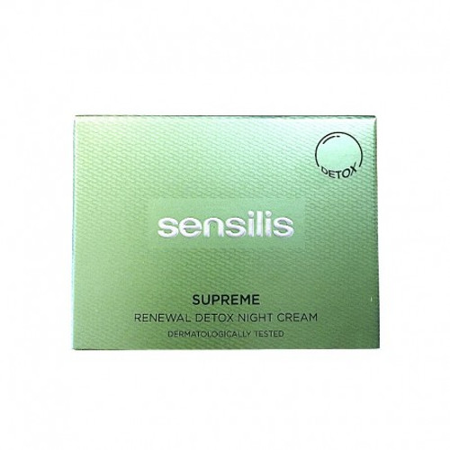 Sensilis supreme renewal detox night crema 50 mL