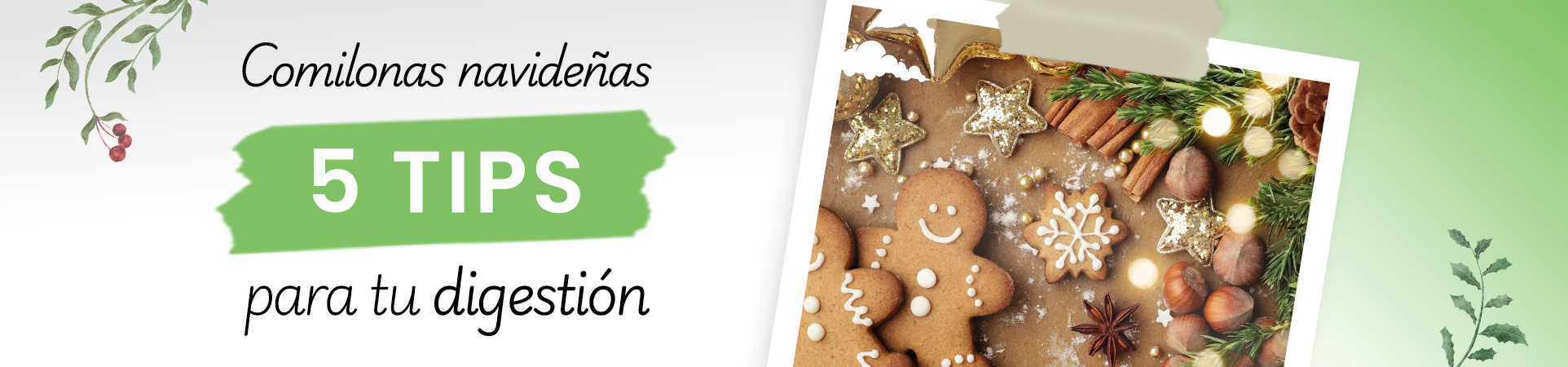 ¡5 tips para cuidar tu digestión en estas fiestas!