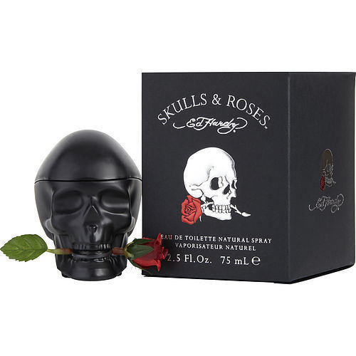 ED HARDY SKULLS & ROSES by Christian Audigier EDT SPRAY 2.5 OZ