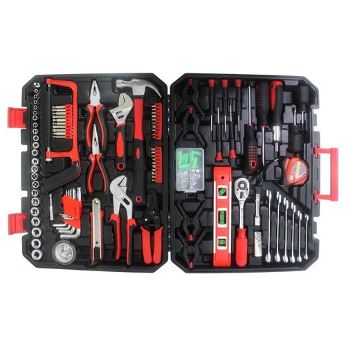 Household Essential Daily Repair Hand Tool Box with Toolset 238Pcs
