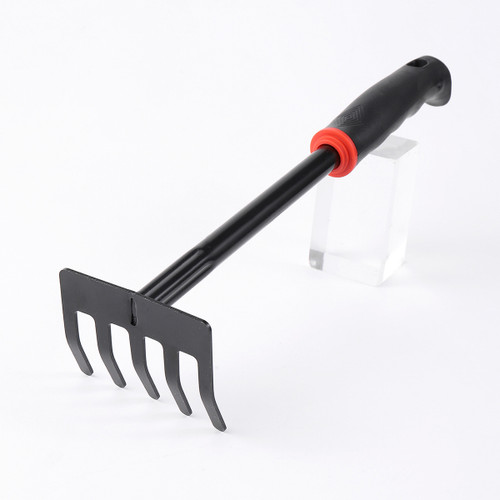 1pc Five-tooth Rake; Garden Tool For Gardening Weeding Transplanting & Digging