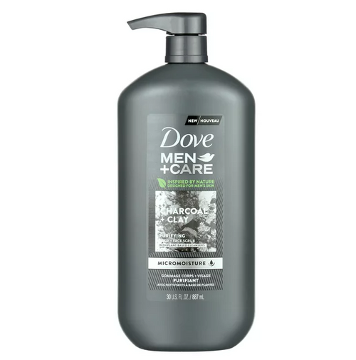 Dove Men+Care Body Wash Charcoal + Clay;  30 oz