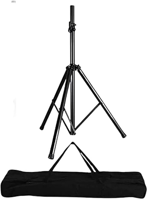 Universal Speaker Stand Mount Holder Professional Heavy Duty Tripod Structure Music Stand with Bag Adjustable Height from 41' to 72' Easy Portability and Knob Tension Lock 5 Core SS HD 1PK Bag