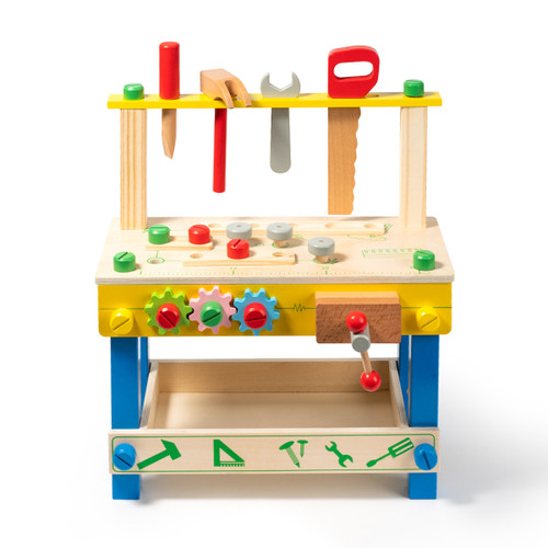Early Childhood Intellectual Enlightenment Education Wooden Game Tool Workbench Set