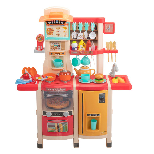 Kids Kitchen Playset Toys - Pink XH