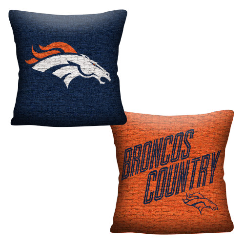 Broncos OFFICIAL "Invert" Woven Pillow
