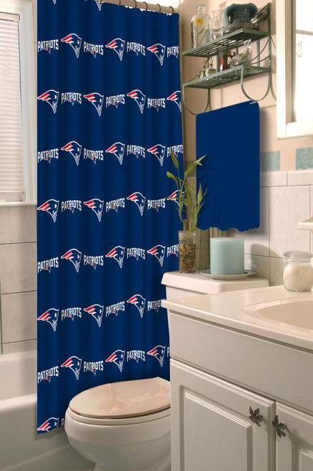 Patriots OFFICIAL National Football League, 72"x 72" Shower Curtain