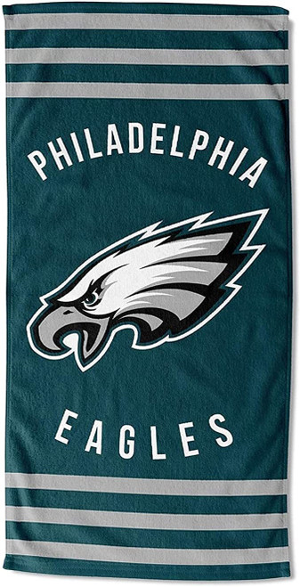 Eagles OFFICIAL "Stripe" Beach Towel