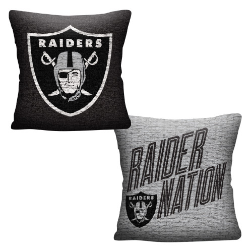 Raiders OFFICIAL "Invert" Woven Pillow