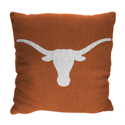 Texas OFFICIAL NCAA "Invert" Woven Pillow