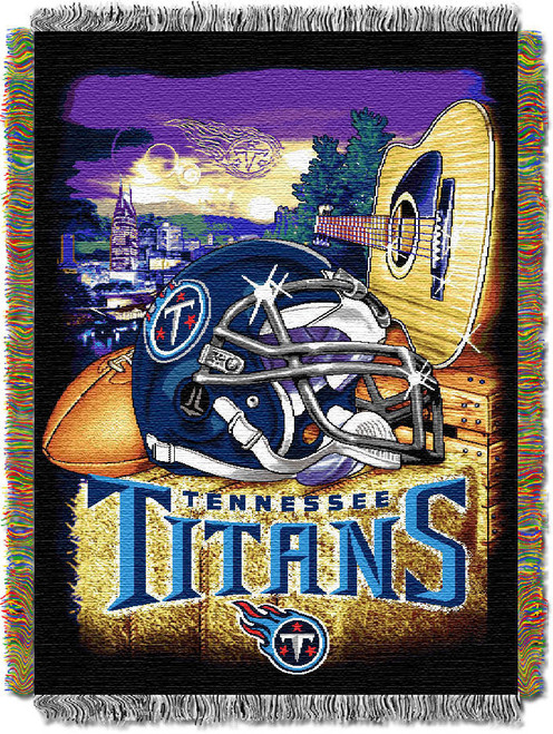 Titans OFFICIAL National Football League, "Home Field Advantage" 48"x 60" Woven Tapestry Throw by The Northwest Company