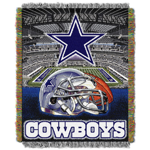 Cowboys OFFICIAL National Football League, "Home Field Advantage" 48"x 60" Woven Tapestry Throw by The Northwest Company