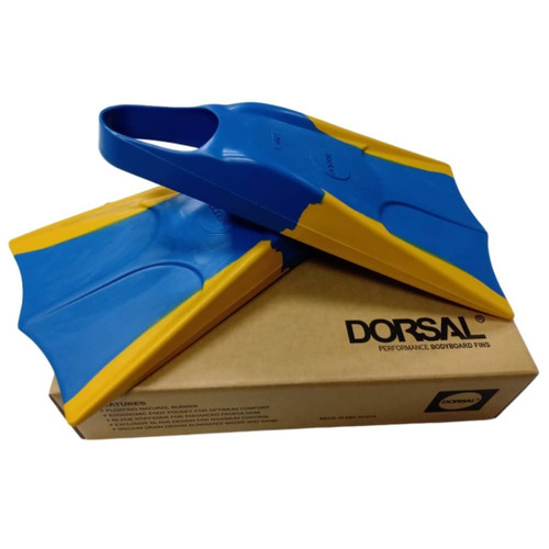 DORSAL Bodyboard Floating Swimfins (Flippers) Blue