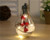 Pack Of 5 Led Transparent Christmas Decoration Ball; Creative Simulation Light Bulb Christmas Tree Decoration Pendant Plastic Ball.
