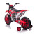 12V Kids Ride on Toy Motorcycle, Electric Motor Toy Bike with Training Wheels for Kids 3-6, Red