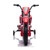 12V Kids Ride on Toy Motorcycle, Electric Motor Toy Bike with Training Wheels for Kids 3-6, Red