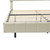 Queen Size Floating Bed Frame with LED Lights and USB Charging,Modern Upholstered Platform LED Bed Frame