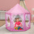 Princess Tent Girls Large Playhouse Kids Castle Play Tent with Star Lights (Blue tent without star lights)Toy for Children Indoor and Outdoor Games XH