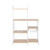 Light Beige Kitchen Baker's Rack Utility Storage Shelf 35.5" Microwave Stand 4-Tier 3-Tier Shelf for Spice Rack Organizer Workstation with 10 Hooks RT