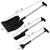 Home Multi Functions Adjustable Aluminum Snow Shovel With Anti-Skid Handle