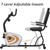 Recumbent 8 Level Adjustable Magnetic Resistance Fitness Exercise Bicycle