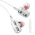 Earbuds Wired A4 Dual Moving Coil Design, Noise Isolating in-Ear Headphones, Powerful Heavy Bass, High Definition, Earphones Compatible with iPhone, iPod, iPad, MP3, Samsung,compatible with most devic