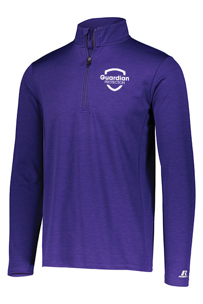Russell Dri-Power Lightweight 1/4-Zip Pullover (Purple)