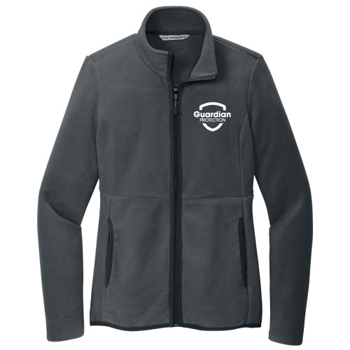 Ladies Connection Fleece Jacket (Charcoal)