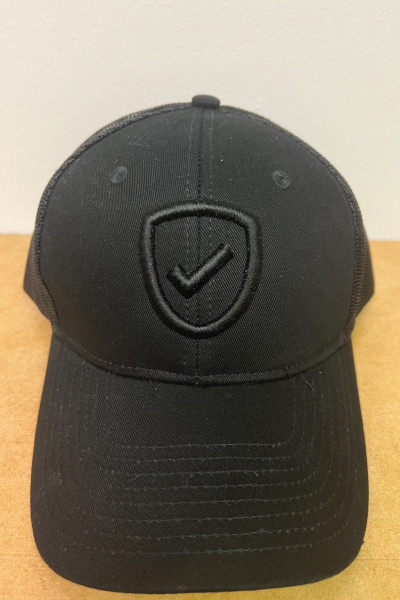 Snapback Trucker Cap (Black Check)