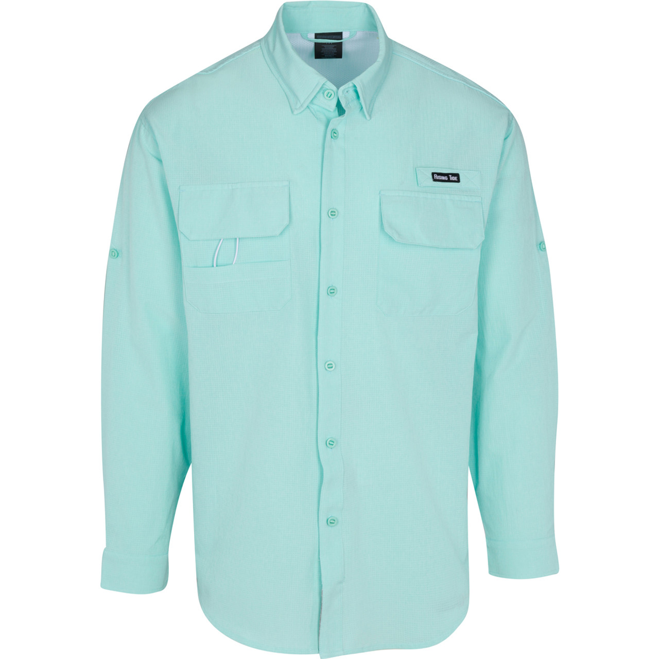 Men's Bimini Long Sleeve Fishing Shirt - Gulf Blue - Chesapeake Bay  Outfitters