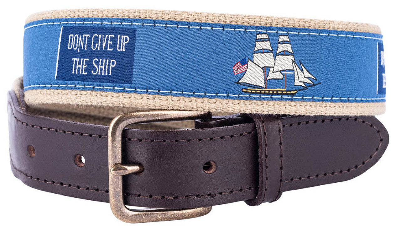 US Navy Motto Don't Give Up The Ship Belt