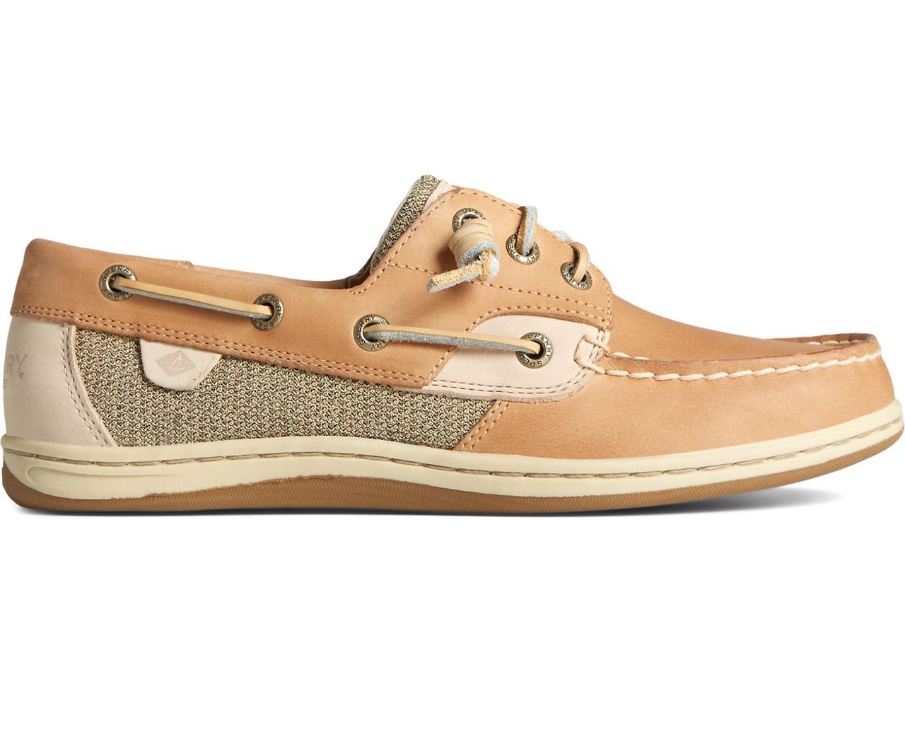Songfish Leather Boat Shoe Linen Oat Chesapeake Bay Outfitters