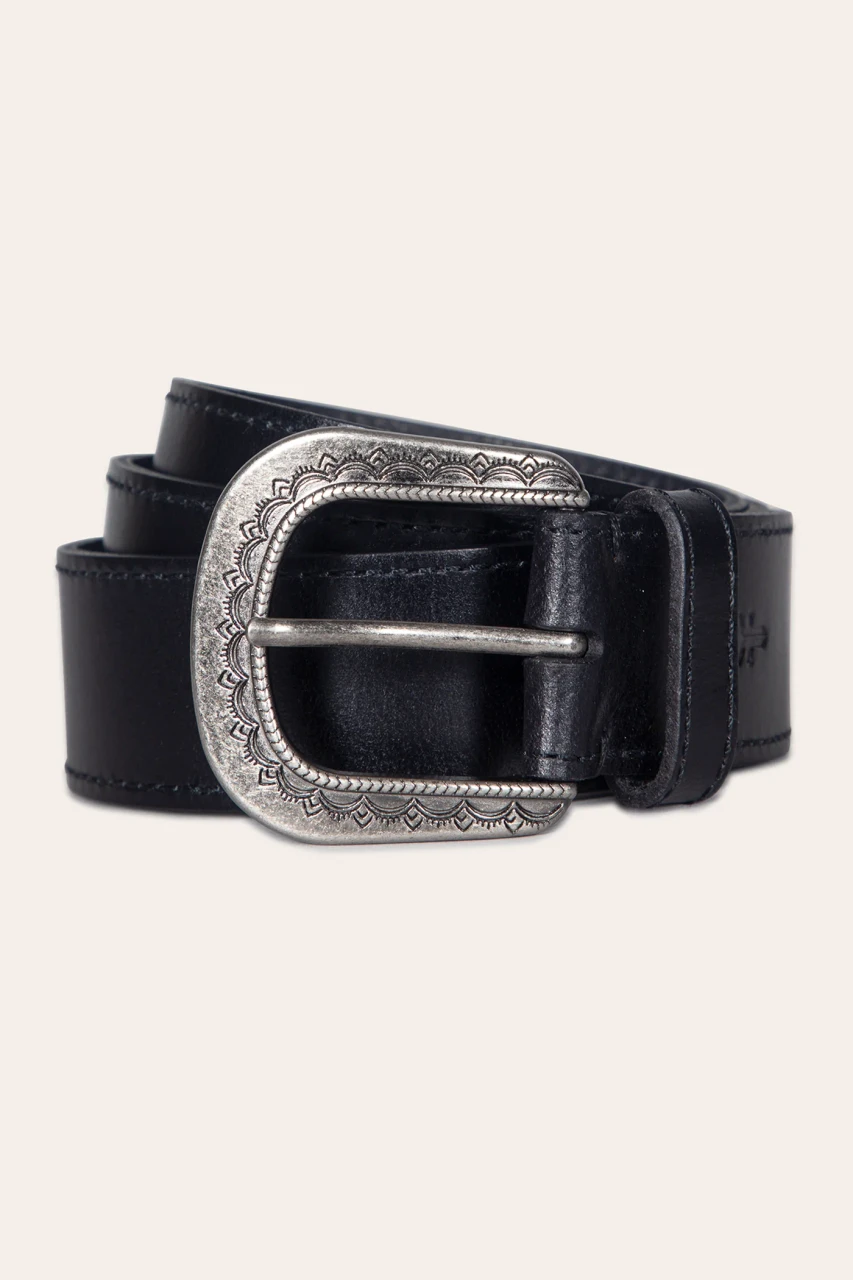 38 MM Belt Engraved Buckle-Black - Chesapeake Bay Outfitters display picture 2