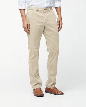 Boracay Flat Front Pant - Bleached Sand - 32 Inseam 
