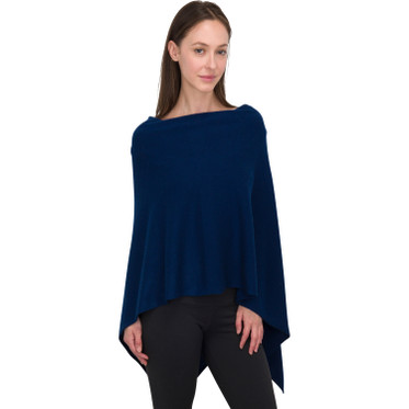 Luxe Cashmere Topper-Dark Denim